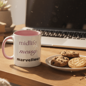 'Midlife Messy Marvellous' luxe ceramic mug